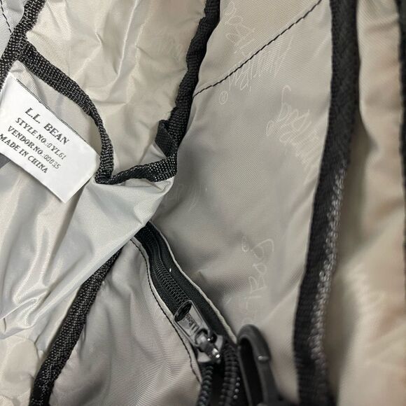 Black LL Bean AmeriBag Healthy. Back sling back black quilted - Picture 9 of 9